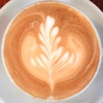 まちのパーラー - ローストポーク 1100円 のカプチーノ