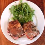 まちのパーラー - ローストポーク 1100円 のチャバタ仕立て