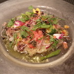 Felicelina - 三陸産　釣アイナメ　カルパッチョ仕立て　柑橘の香り