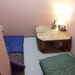 大正庵 - 個室 可愛い座卓は店主さんの手作り