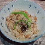 八幡野温泉郷 杜の湯 きらの里 - 食事(木ノ子の炊き込みご飯)