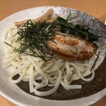 麺屋 青山 - 麺　平打ち麺をチョイス