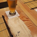 割烹さいお - 乾杯の生ビール