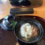 日本料理菊哉 - はもと椎茸のお吸い物
