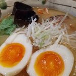 いち井 - 塩ラーメン＋味玉