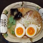 いち井 - 塩ラーメン＋味玉