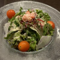 鉄板焼 燦燈 - 蟹サラダ