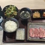 Yakiniku Yansando - 和牛ロース膳