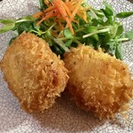 Jouzousakaba Ajito - 焼鮭と塩麹と玉ねぎのクリームコロッケ　　  680