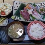 いかす家 魚有てん - ●お刺身定食1300円（税込み）