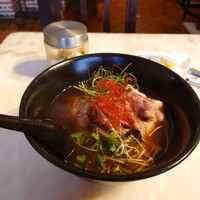 イベリコ・バル 門仲 - イベリコ豚醤油ラーメン イベリコ・バル 門仲 - イベリコ豚醤油ラーメン