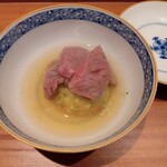 日本料理 晴山 - 佐賀牛と鷹峯唐辛子