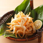 Fried white shrimp from Toyama Prefecture