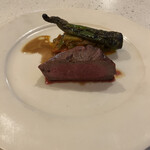 NALA - メイン肉料理　宮崎牛ランプの薪焼きとピペラード