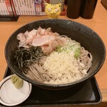 おらが蕎麦 - 冷やしぶっかけそば570円＆大盛＋160円