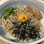 Teuchi Soba Ooishi - 月見納豆そば