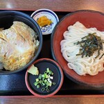 Hiyakumangoku Udon Konomi - ざるうどん+カツ丼付き