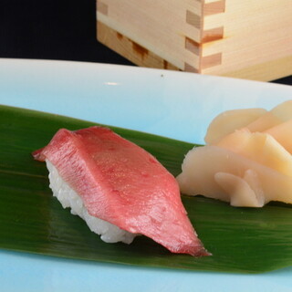 ★Thick toppings and small nigiri