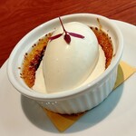 Libertemps - 上品な酸味のマンゴークレームブリュレ⭐️とさっぱりミルクアイス♡