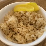 めかりパーキングエリア(上り線)レストランコーナー - かしわご飯