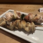 やき鳥 㐂多川 - やき鳥、若鶏皮焼