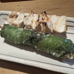 やき鳥 㐂多川 - なんこつ焼、しそ巻焼