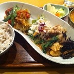 Shouchiku Dou Kafe - ある日の今日のごはん。これも夜かな。スープつき♡