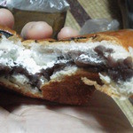 アルサスローレン 上野松坂屋店 - 上野なんたらパン内部！あんこと生クリームです