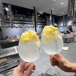 タンとハラミ MEAT BANK.jp - 名物どっさり生レモンサワー