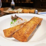 旬彩居酒屋 ねぎ - クリーム春巻きは皮がパリパリ☆
チキングラタンみたい