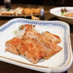 旬彩居酒屋 ねぎ - 豚バラ梅肉炒め