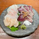 Hajime - 鯛、ホタテ貝柱、カツオ