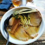 ラーメン和なり - 魚介ソバ・特製・塩(税込￥1,050)