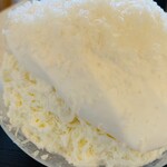 サカノウエカフェ - 安定のふわふわエスプーマとふわふわの削りたてチーズ