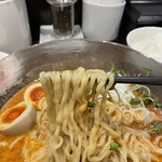 櫻井中華そば店 - 自家製の手もみ麺