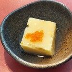 鰻 きらり - 小鉢(とうもろこし豆腐)
