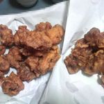 宮内商店 - 鳥のから揚げとせせりのから揚げ。