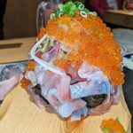 すし酒場 スシノトリコ - こぼれ寿司