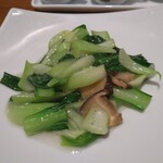 梅蘭 - 松茸と青梗菜の炒め