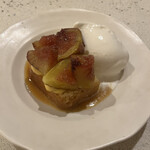 NALA - デザート②イチジクのババオラムと出来たて牛乳アイス