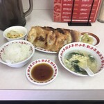 餃子李 - 焼餃子定食（800円）