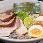 自然派ラーメン 神楽 - 燻製鴨冷やし味玉入り