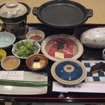 壱湯の守 - 最初から席につけられていた大名膳のお料理です。