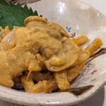 肴屋 魚まる - 烏賊雲丹和え