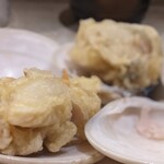 肴屋 魚まる - 帆立フライ