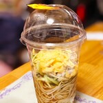 桂屋 - テイクアウト キン振るへぎそば 冷やし中華 麺をへぎそばにチェンジ