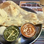 スワズ インド アジアン レストラン＆バー - Cセットはナン＆ライス付き