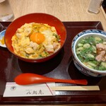 Hachikian - 親子丼とミニ鴨なんばセット