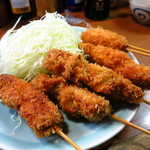 鳥ふじ - 焼鳥の具材を串カツに！