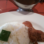 ヒレかつとビーフ1000円　大盛り